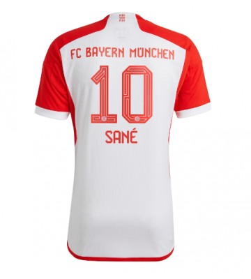 Lacne Muži Futbalové dres Bayern Munich Leroy Sane #10 2023-24 Krátky Rukáv - Domáci